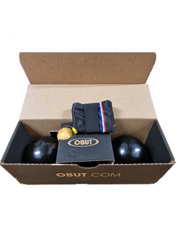 OBUT LA BOULE NOIRE CX COU Lisse Carbon pétanque ball