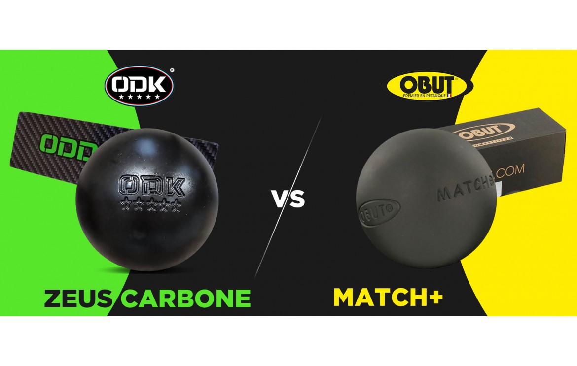 Duel de boules de pétanque : Oddeka Zeus Carbone Vs Obut Match+